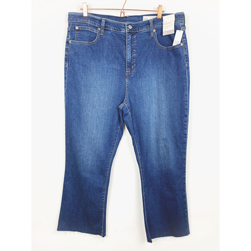 Gap High Rise Kick Fit Flare Jeans 35 20R